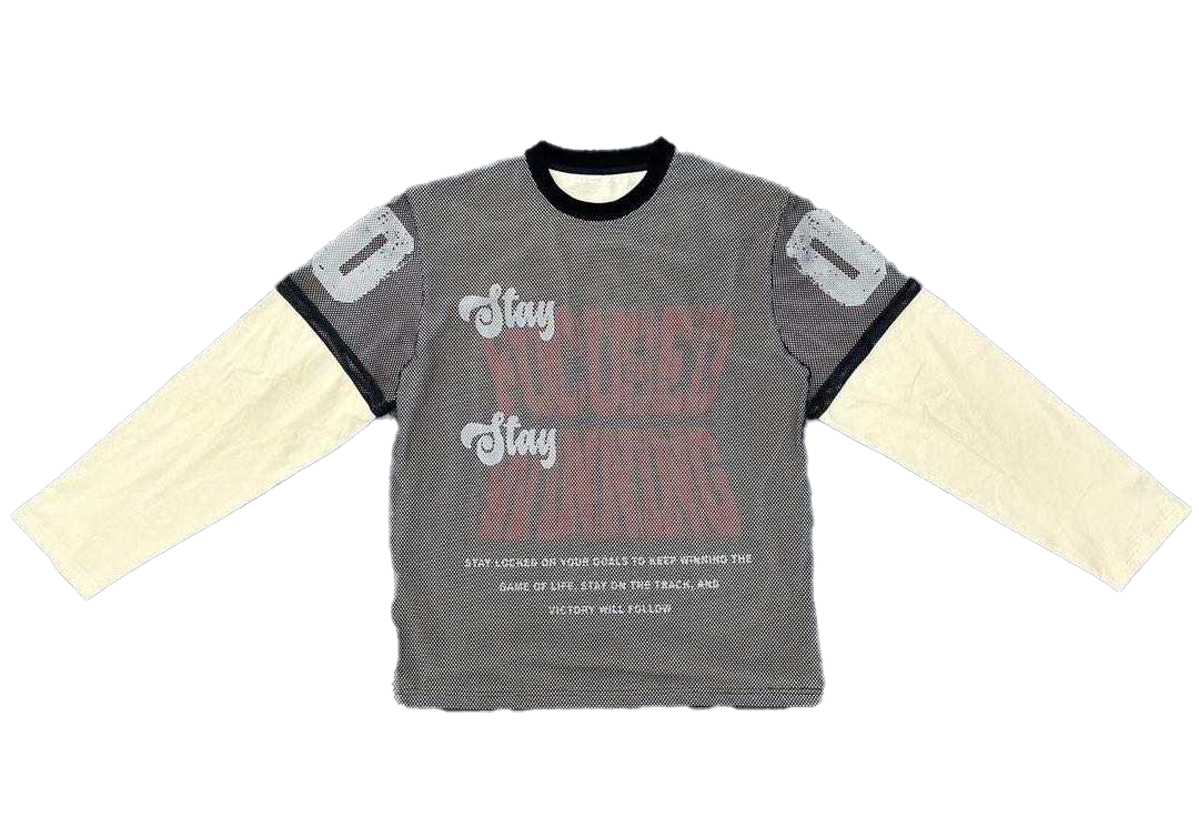 Double Mesh Layer Tee (CREAM)