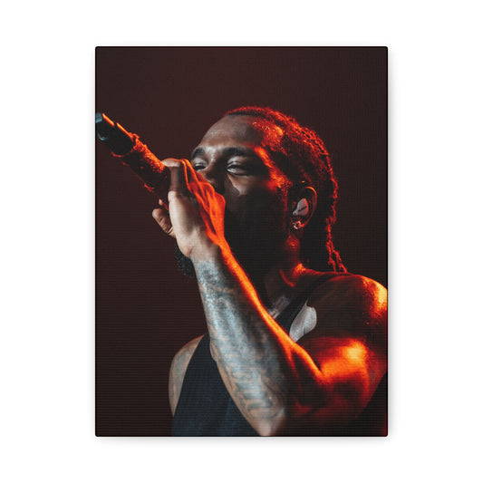 Burna boy Poster Matte Canvas (Stretched 1.25") — Photo by Nelsonegh
