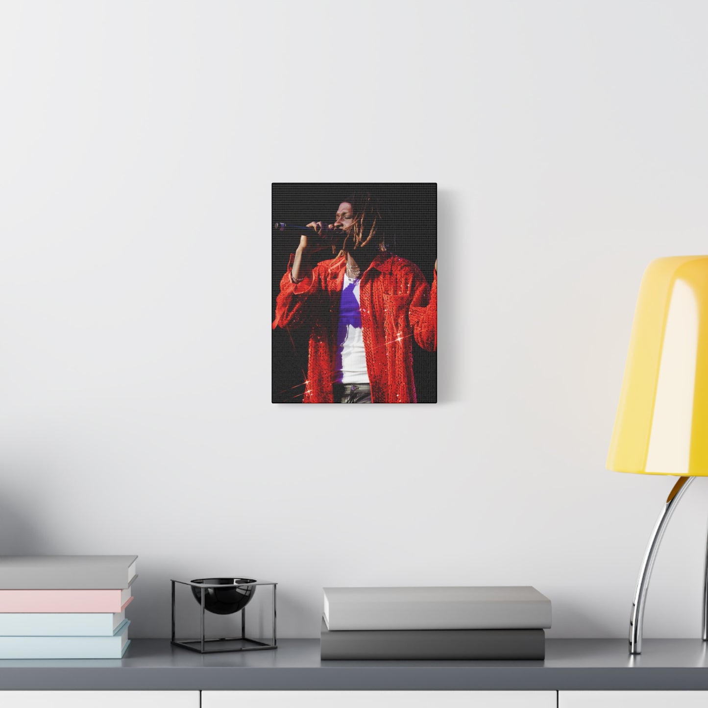 Fireboy Poster Matte Canvas (Stretched 1.25") — Photo by Nelsonegh