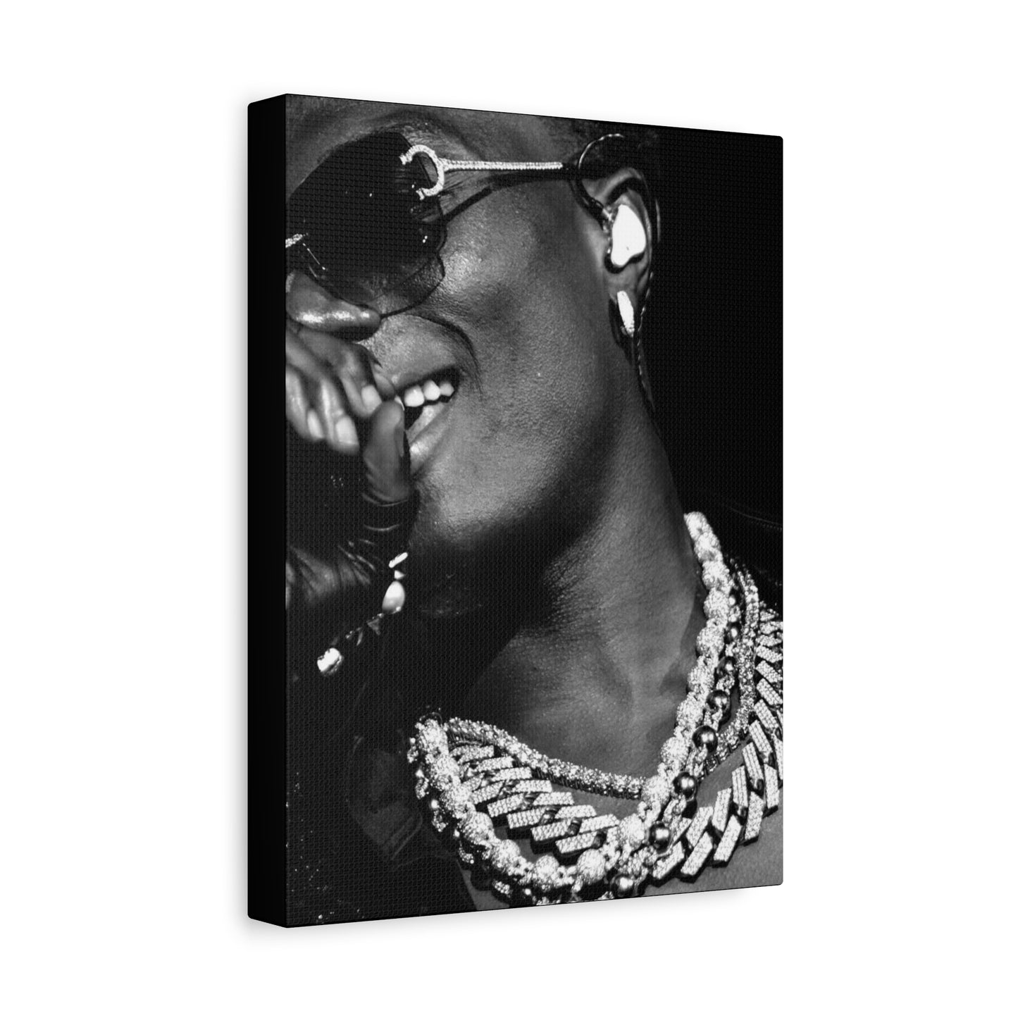 Wizkid Poster Matte Canvas (Stretched 1.25") — Photo by Nelsonegh