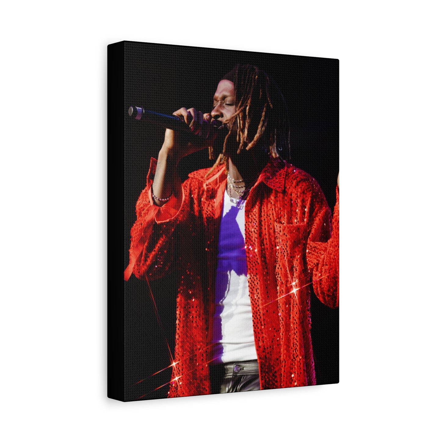 Fireboy Poster Matte Canvas (Stretched 1.25") — Photo by Nelsonegh