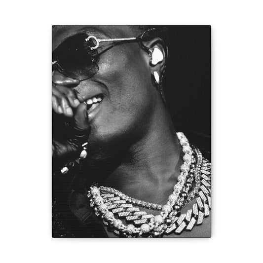 Wizkid Poster Matte Canvas (Stretched 1.25") — Photo by Nelsonegh