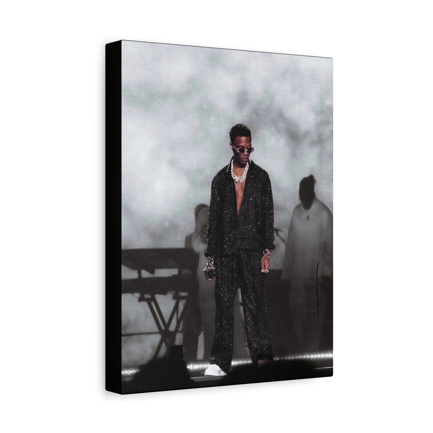 Wizkid Poster Matte Canvas (Stretched 1.25") — Photo by Nelsonegh