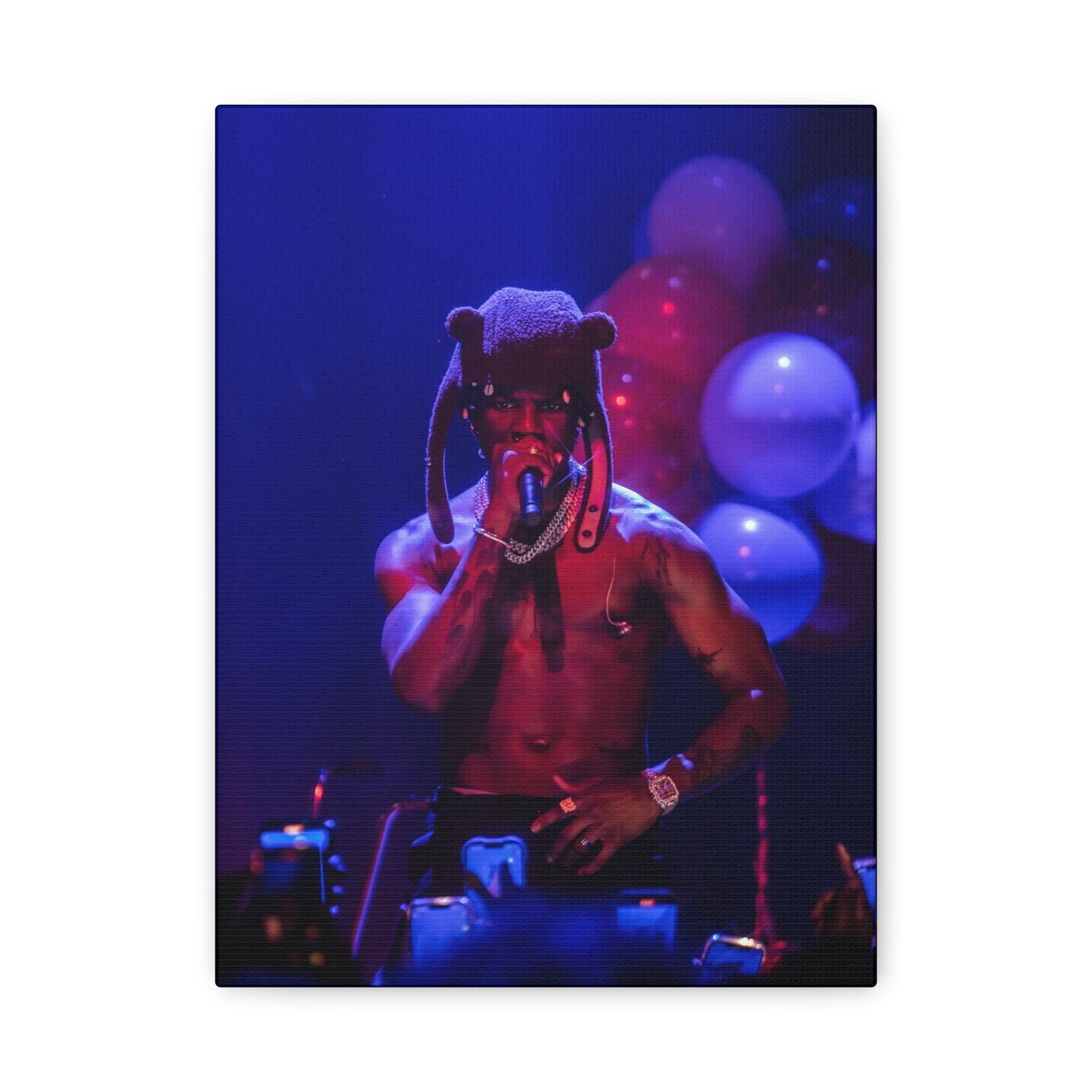 Rema Poster Matte Canvas (Stretched 1.25") — Photo by Nelsonegh