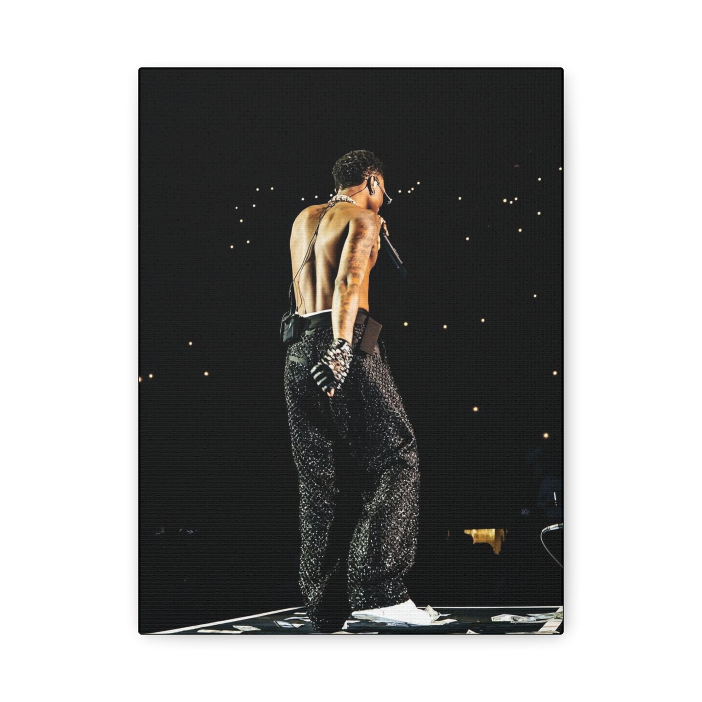 Wizkid Poster Matte Canvas (Stretched 1.25") — Photo by Nelsonegh
