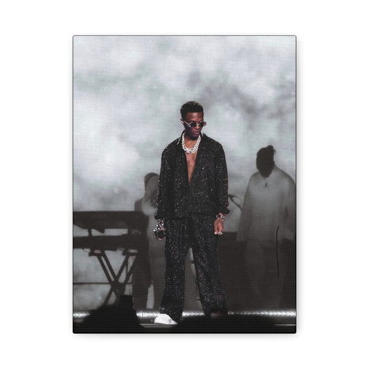Wizkid Poster Matte Canvas (Stretched 1.25") — Photo by Nelsonegh