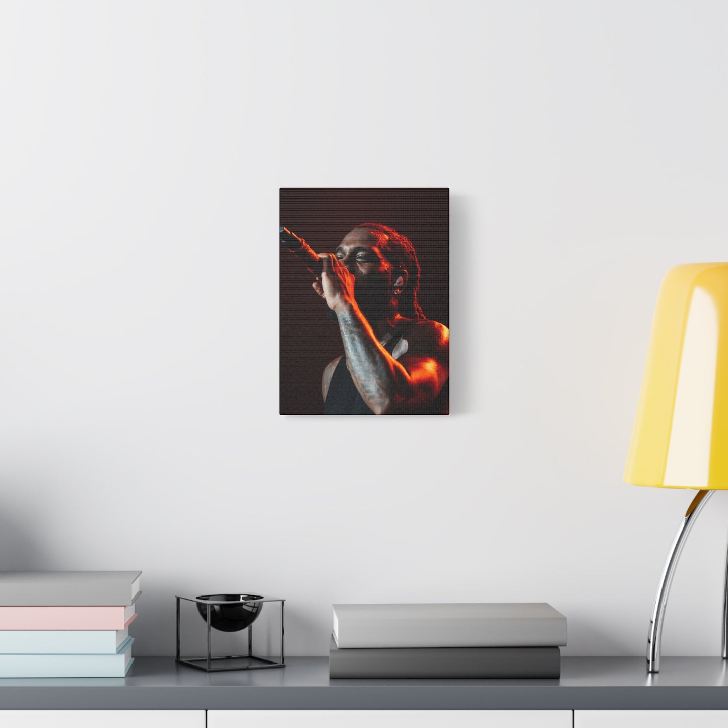 Burna boy Poster Matte Canvas (Stretched 1.25") — Photo by Nelsonegh