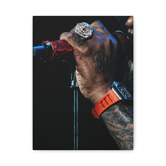 Burna boy Poster Matte Canvas (Stretched 1.25") — Photo by Nelsonegh