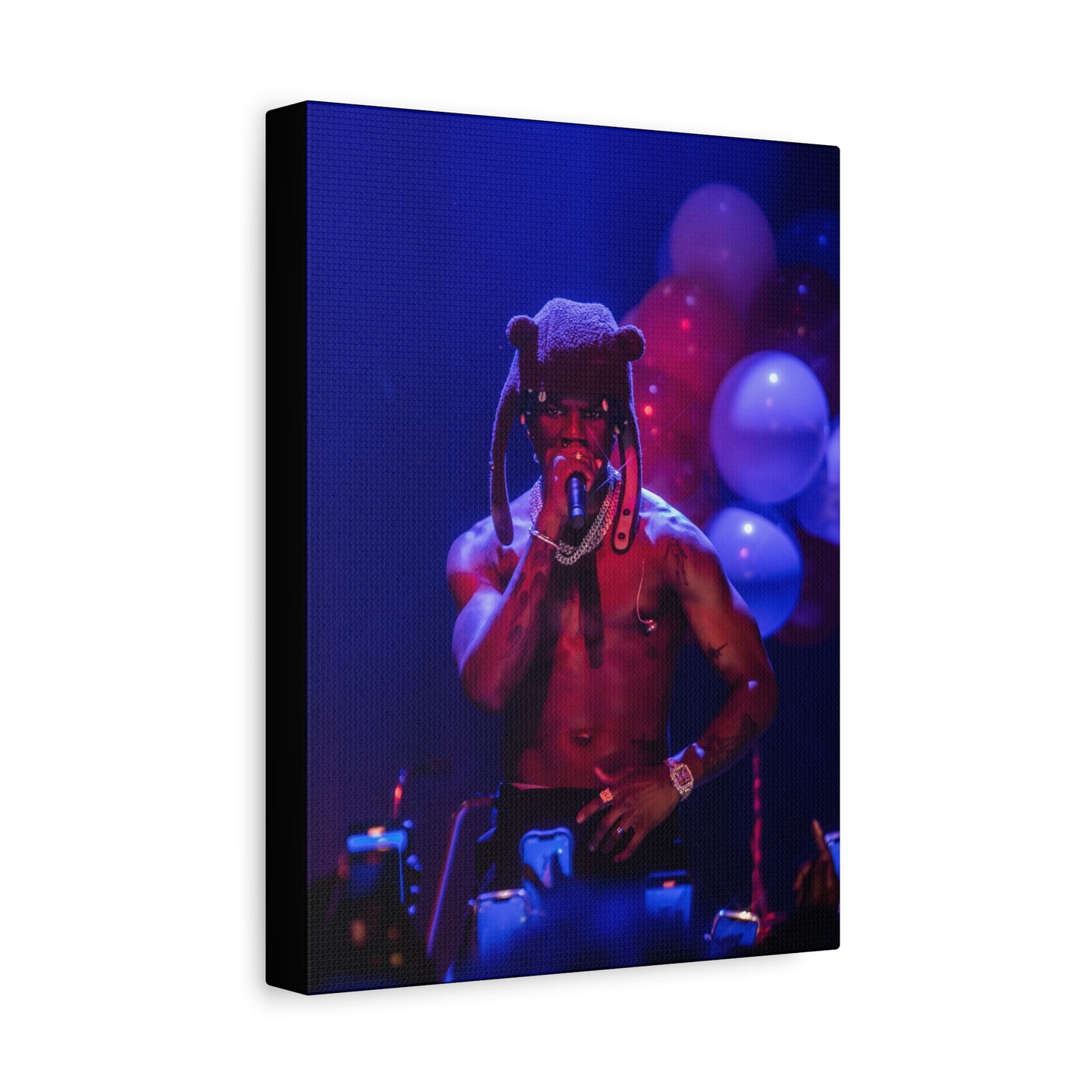 Rema Poster Matte Canvas (Stretched 1.25") — Photo by Nelsonegh
