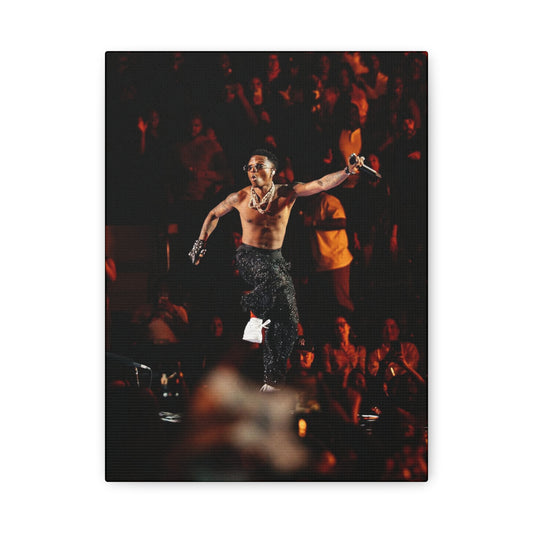 Wizkid Poster Matte Canvas (Stretched 1.25") — Photo by Nelsonegh