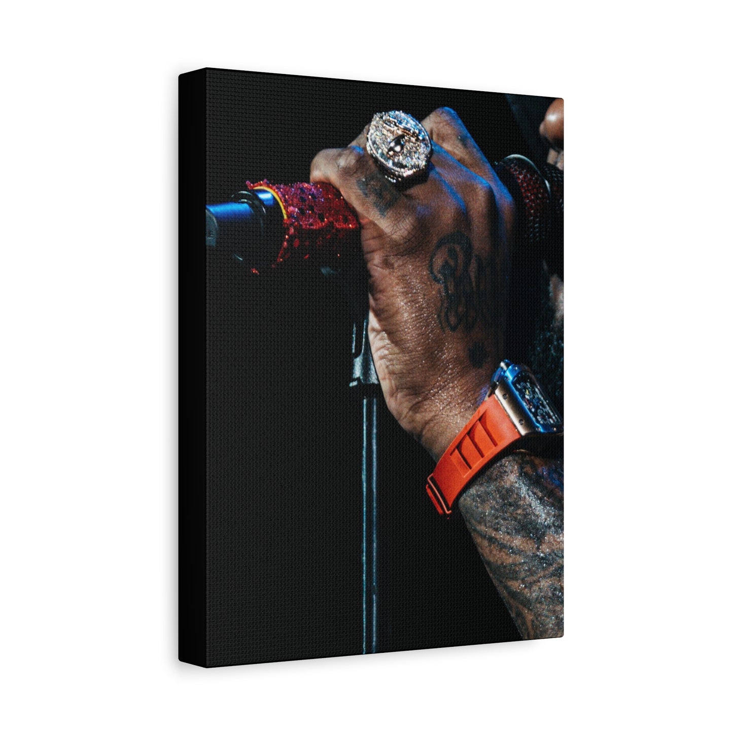 Burna boy Poster Matte Canvas (Stretched 1.25") — Photo by Nelsonegh