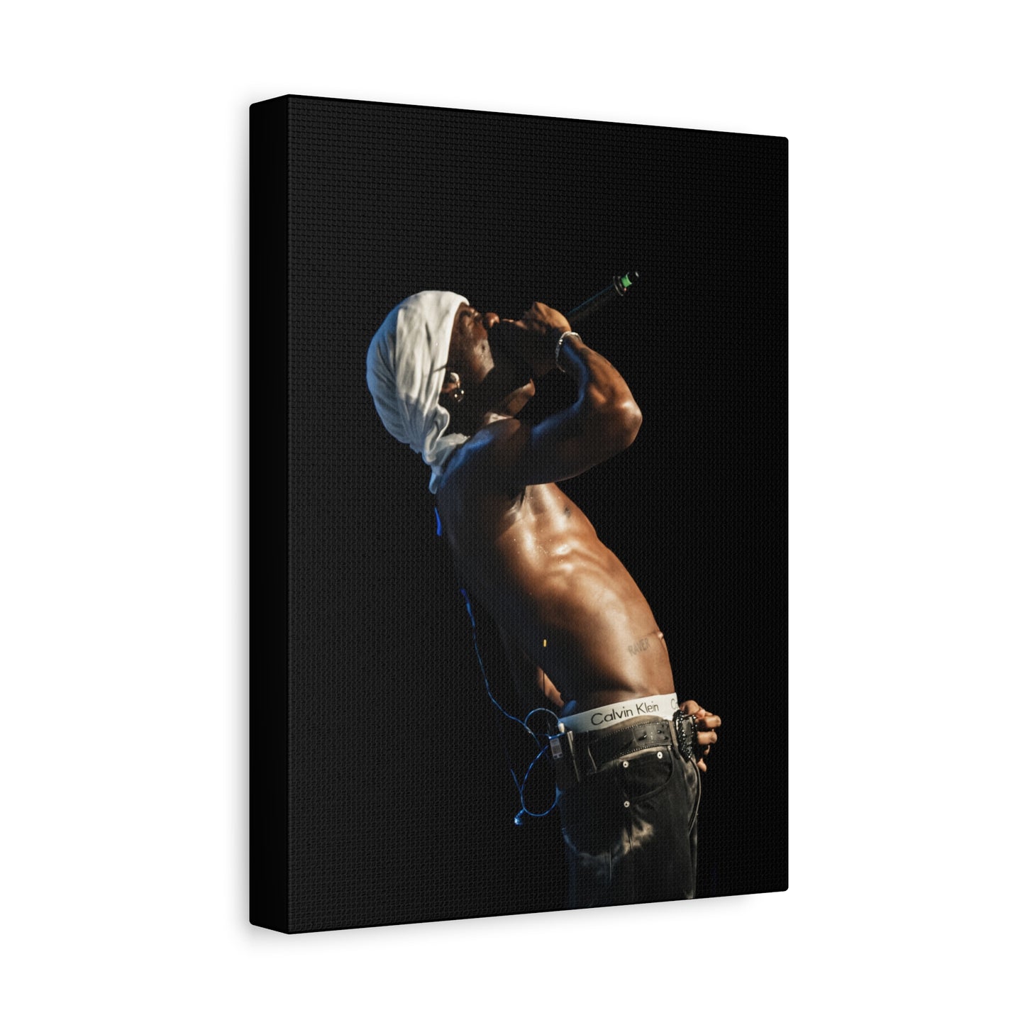 Rema Poster Matte Canvas (Stretched 1.25") — Photo by Nelsonegh