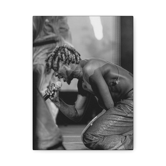 Asake Poster Matte Canvas (Stretched 1.25") — Photo by Nelsonegh