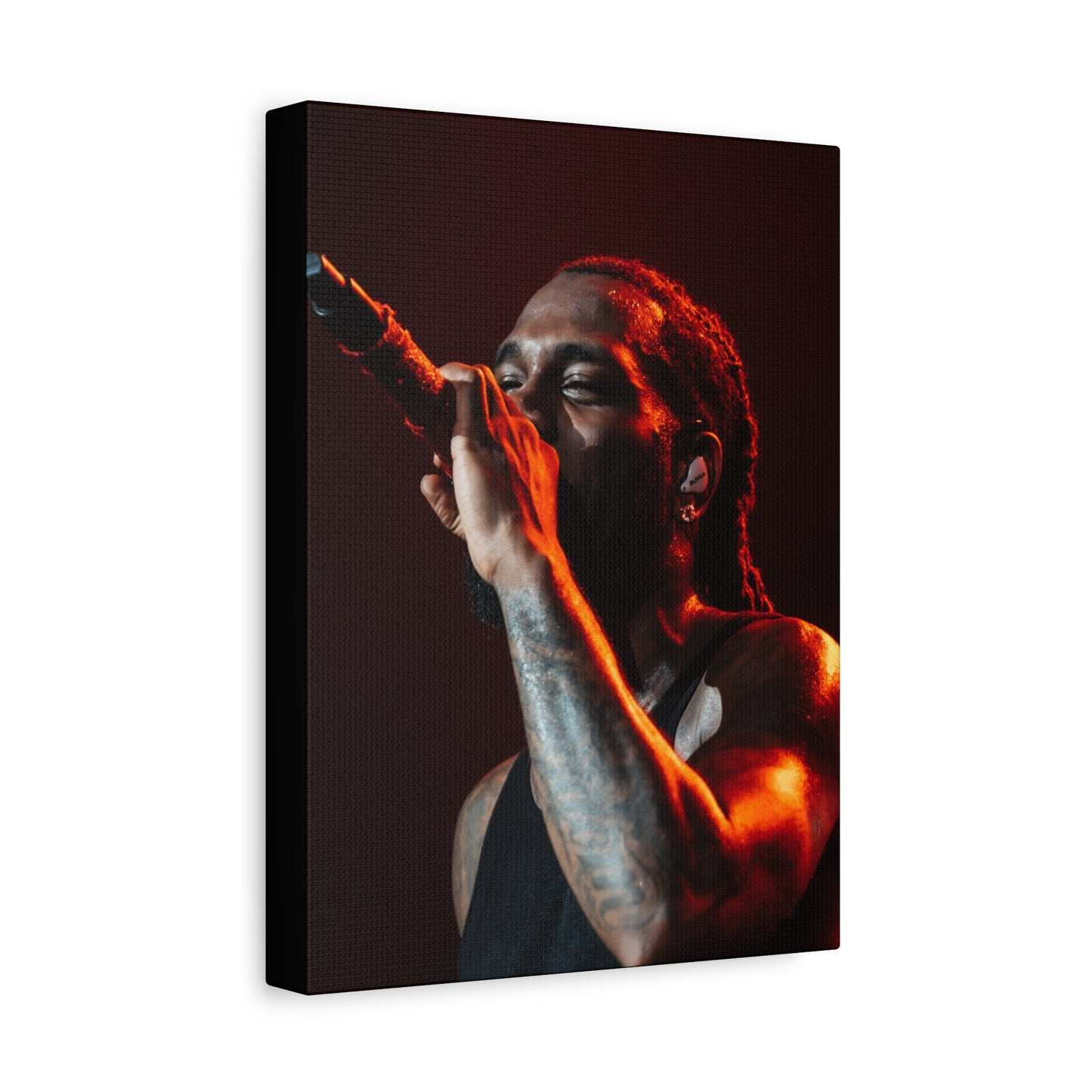 Burna boy Poster Matte Canvas (Stretched 1.25") — Photo by Nelsonegh