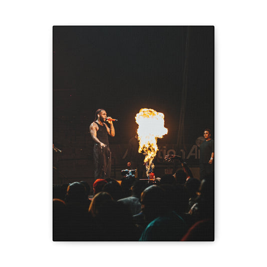 Burna boy  Poster Matte Canvas (Stretched 1.25") — Photo by Nelsonegh