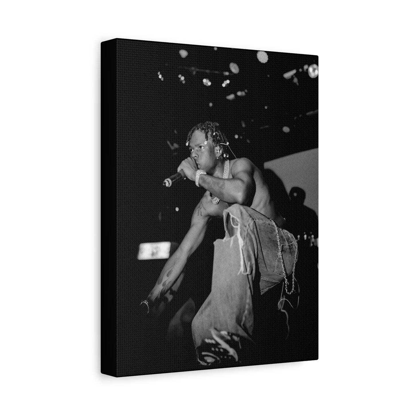 Rema Poster Matte Canvas (Stretched 1.25") — Photo by Nelsonegh