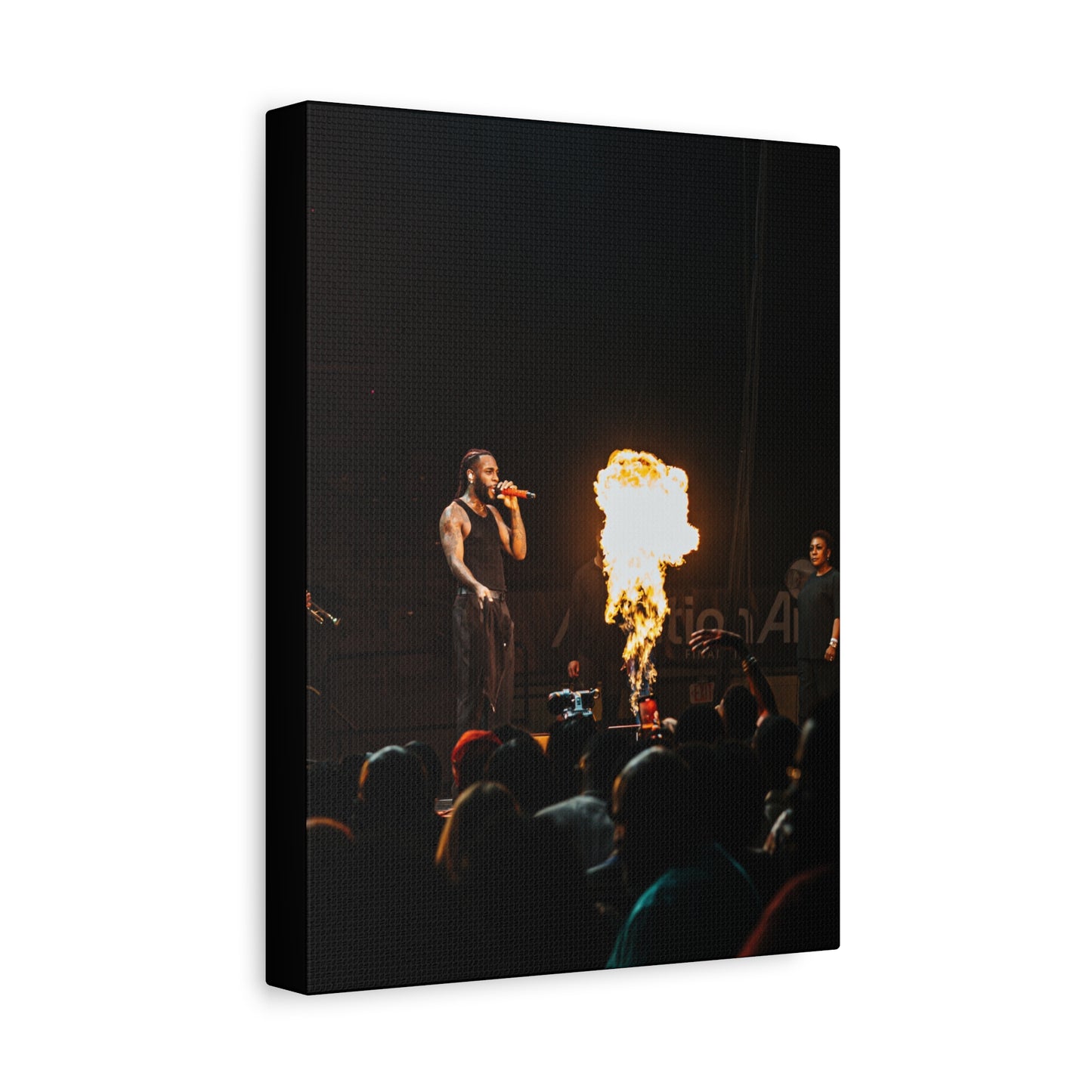 Burna boy  Poster Matte Canvas (Stretched 1.25") — Photo by Nelsonegh